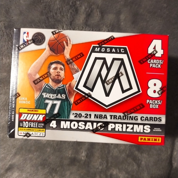 BRAND NEW Box Of NBA Basketball Trading Cards 20-21 Season Panini MOSAIC PRIZMS - Picture 7 of 7